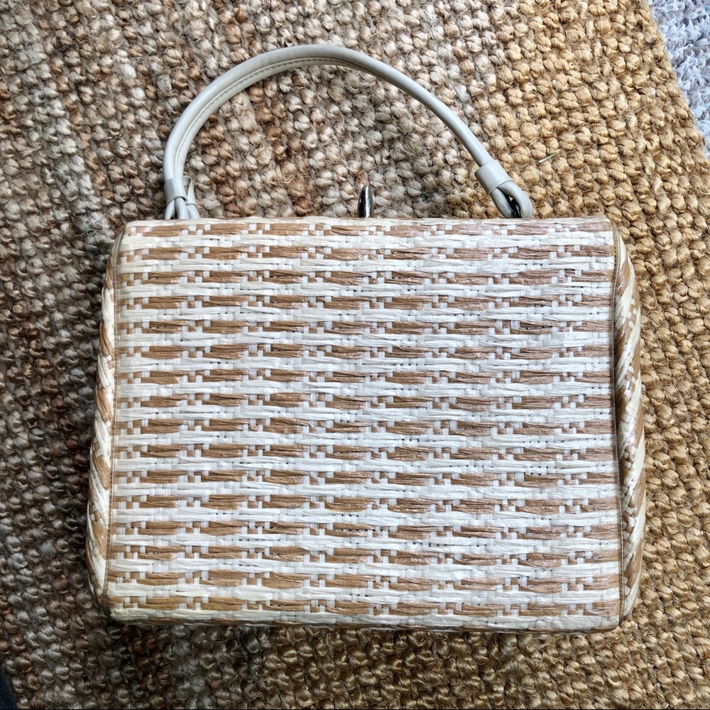 Vintage Woven Box Bag